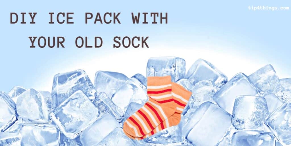 Your sock as DIY Ice Pack